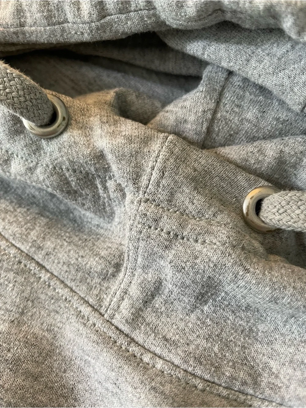 Champion Kids Gray Pullover Hoodie With Blue Graphics Size L